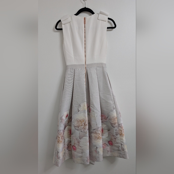 Ted Baker White Bow-Accent Sleeveless Dress - Picture 3 of 3